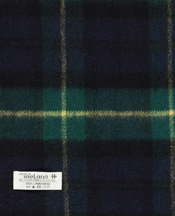 Lamswollen Sjaal Ruit | New Green and Yellow Tartan