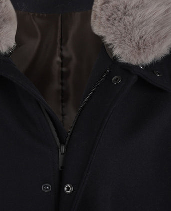 Coat Hirsch | Navy Blauw