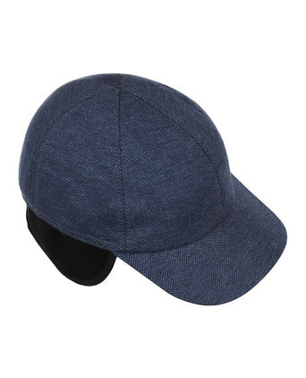 Baseball Cap oorflap | Blauw