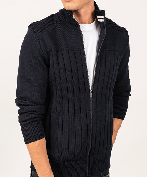 Saint James Vest Calypso | Navy Blauw