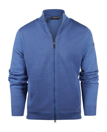 Maerz Sportief Ritsvest Merino | Blauw