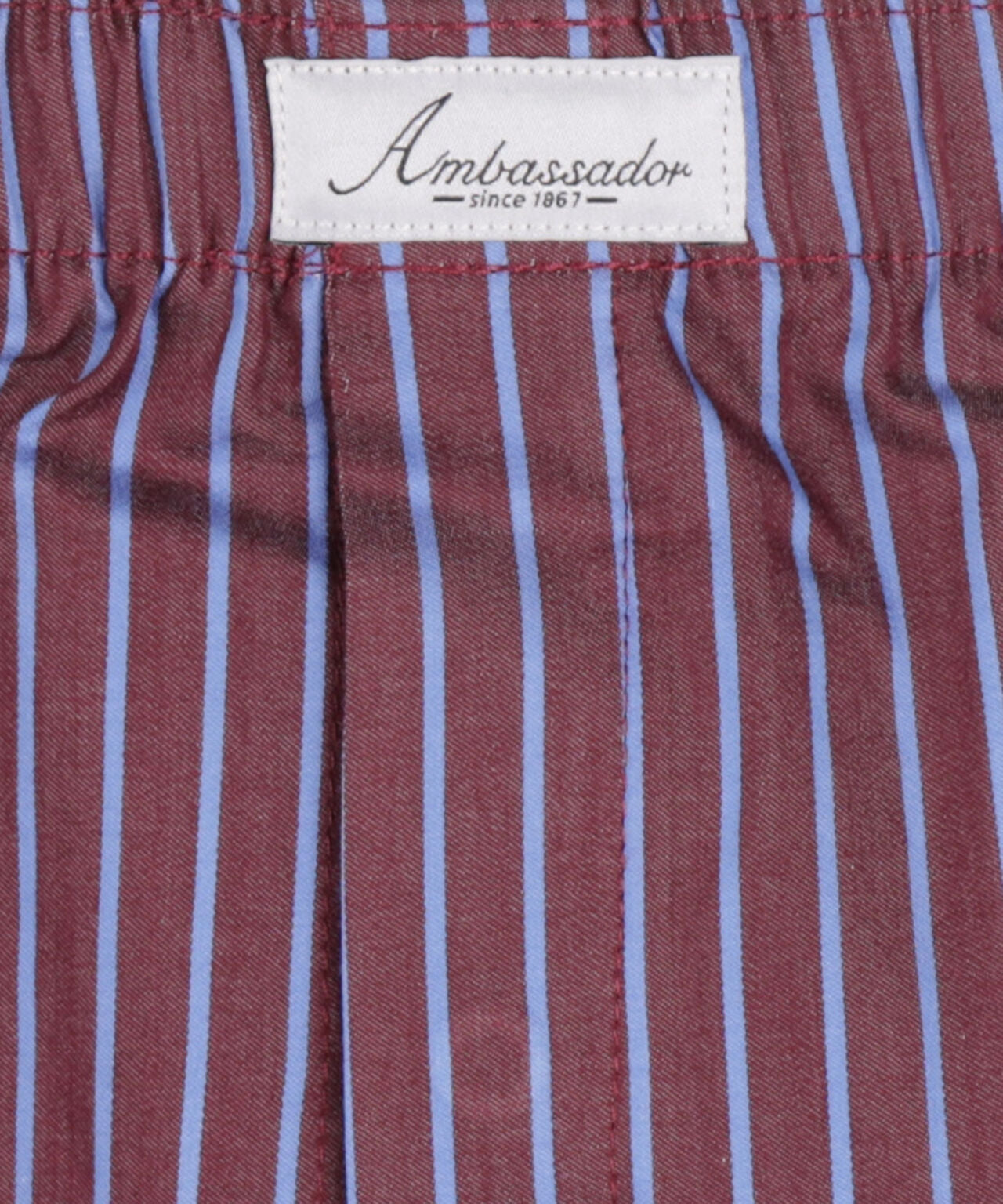 Boxershorts aus Bio-Baumwolle | Bordeauxrot