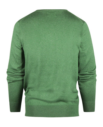 Pullover V-Hals Cotton/Cashmere | Groen