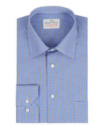 Shirt Classic Dress | Blauw