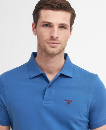 Barbour Lightweight Sports Polo | Blauw