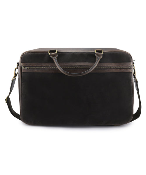 Harris Tweed Briefcase | Navy Blauw