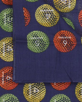 Bedrukte Zakdoek | Neon Golf