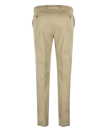 Pantalon Leeds Katoen | Bruin
