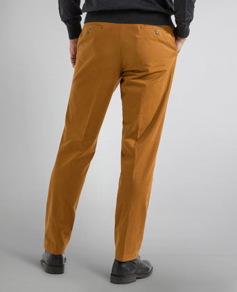 Pantalon Leeds Katoen | Bruin