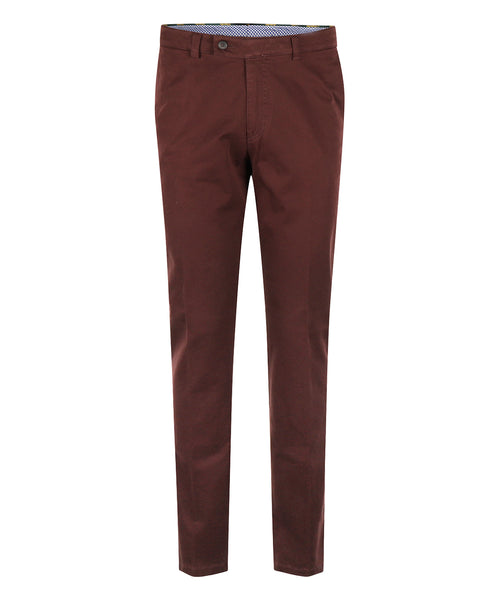 Pantalon Leeds Katoen | Rood