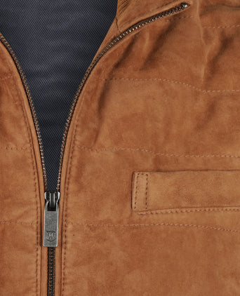 Wellington Bodywarmer Leer | Bruin