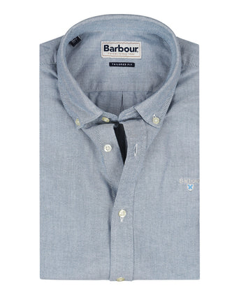 Barbour Shirt Oxtown tailored shirt | Nacht Blauw