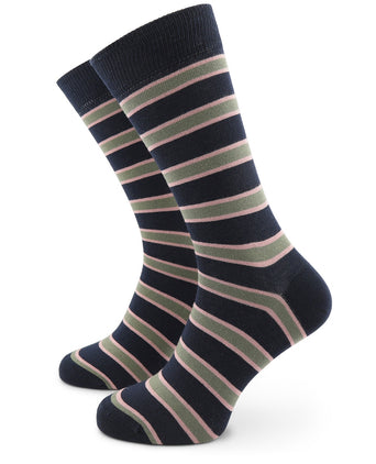 Barbour sok colour block 2-pack | Blauw