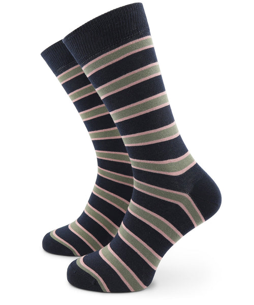 Barbour sok colour block 2-pack | Blauw