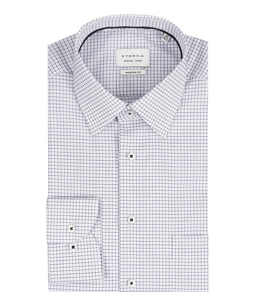 Eterna Shirt Modern Fit | Blauw