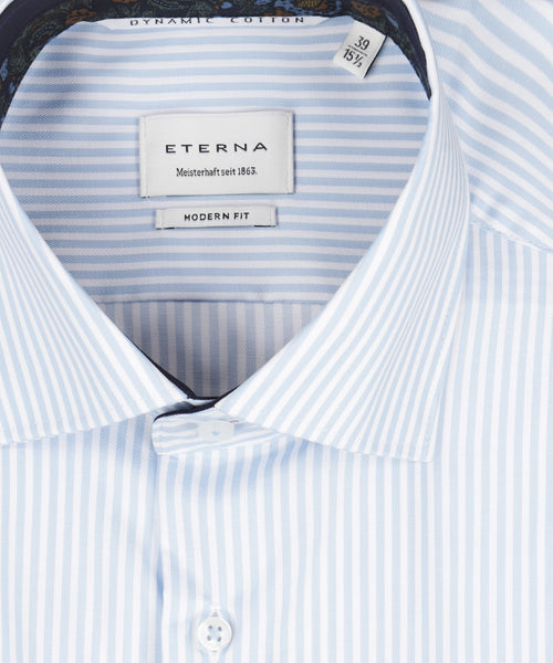 Eterna Shirt Modern Fit | Blauw