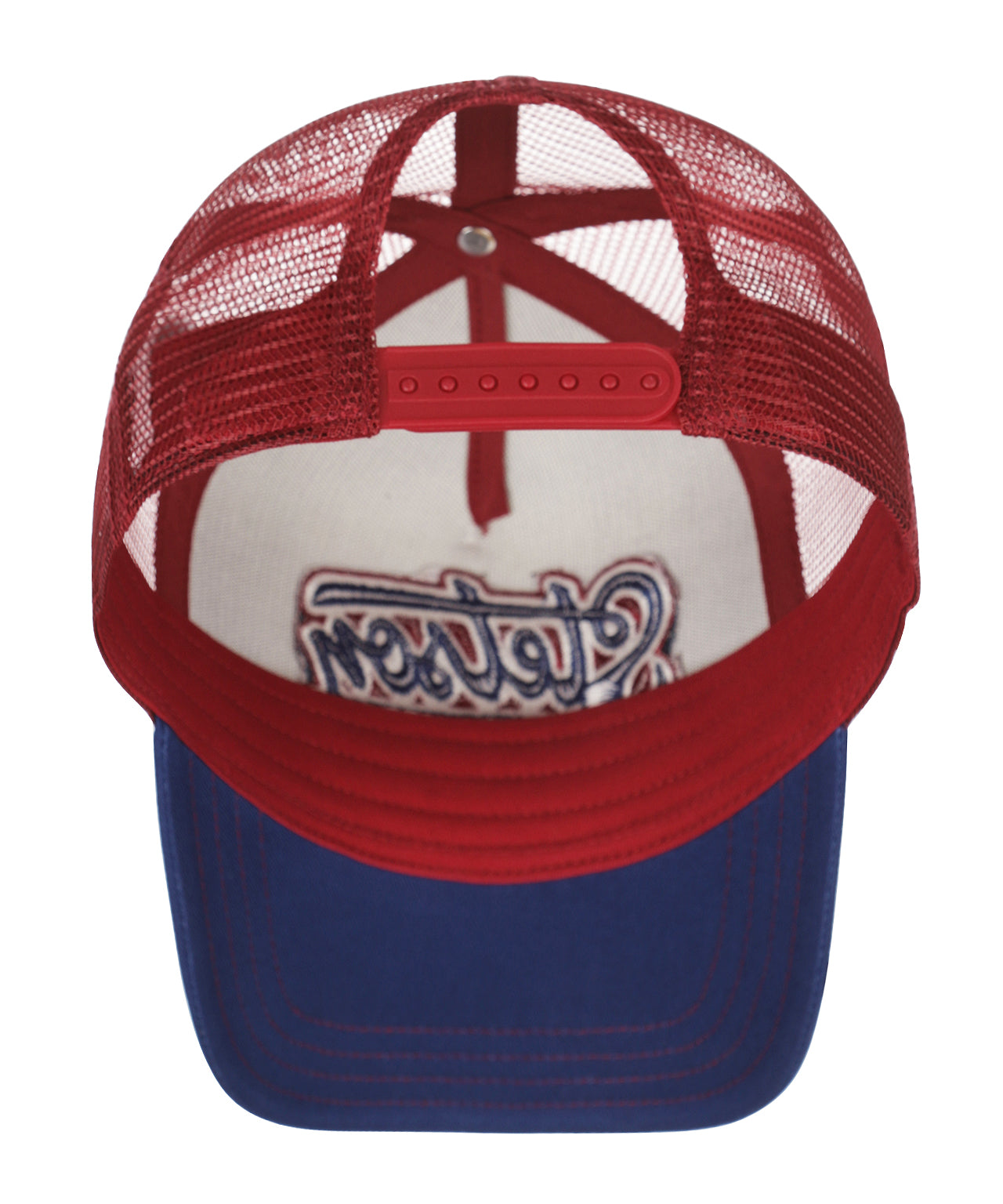 Trucker Cap Lettering | Blauw/Rood design