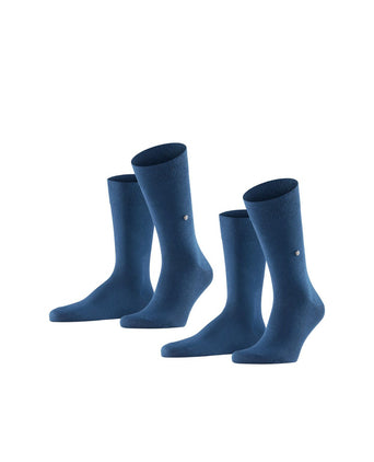 Everyday Sok Uni 2-Pack | Blauw