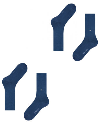 Everyday Sok Uni 2-Pack | Blauw