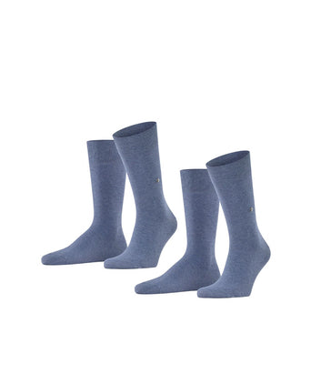 Everyday Sok Uni 2-Pack | Blauw