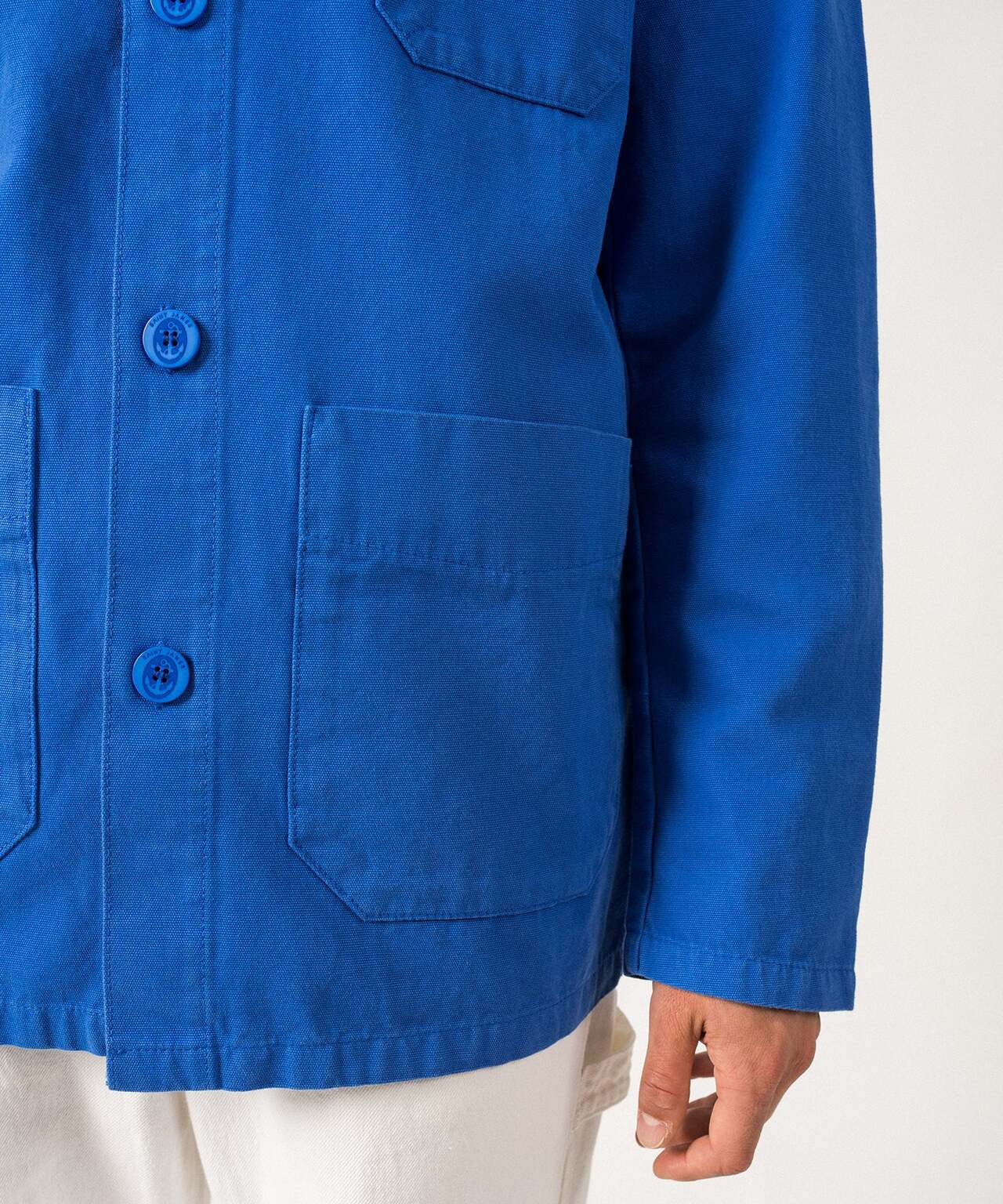 Saint James Sirocco Overshirt | Blau