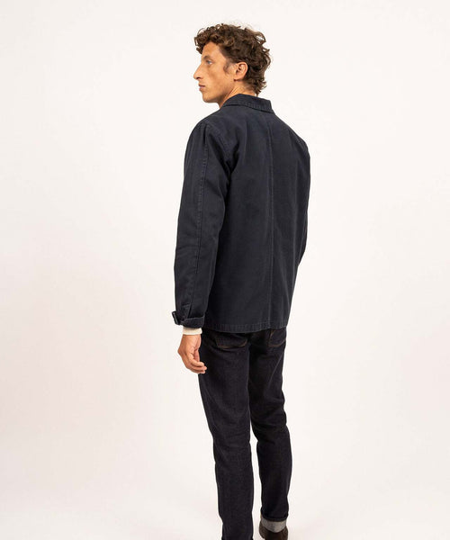 Saint James Sirocco Overshirt | Navy Blauw