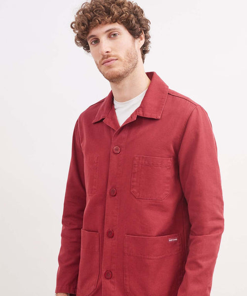 Saint James Sirocco Overshirt | Rood