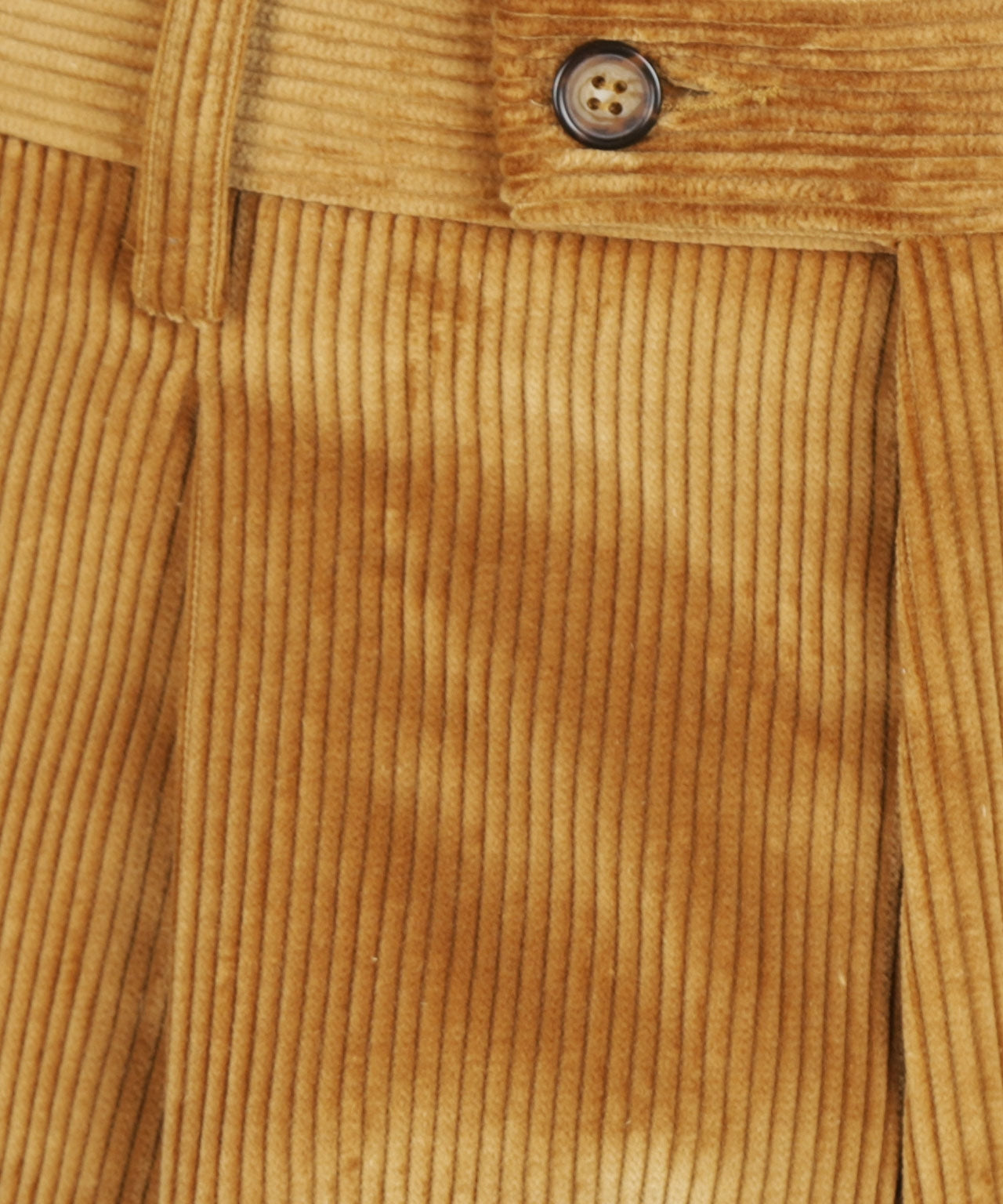 Cordhose mit breitem Rippstrick | Beige