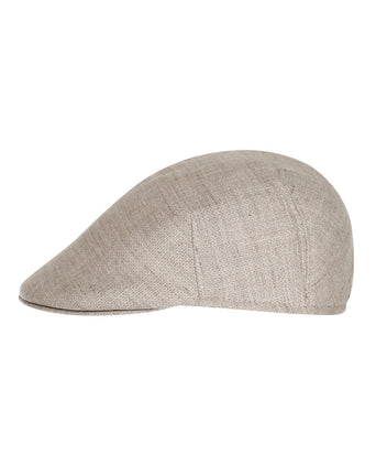 Soft Cap Linnen/Katoen | Bruin