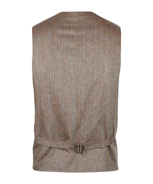 Wellington Gilet 100% Zijde | Bruin