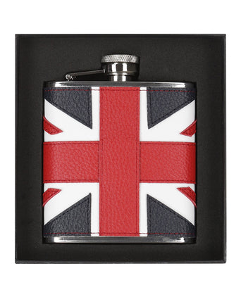 Leather Flask Flag 6oz | Union Jack Flag