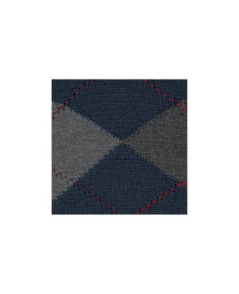 Burlington Edinburgh Heren Sokken | Blauw