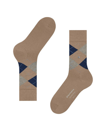 Burlington Edinburgh Heren Sokken | Bruin