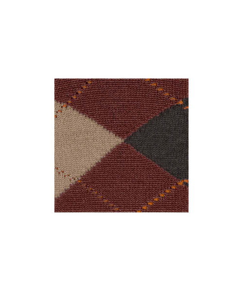 Burlington Edinburgh Heren Sokken | Rood