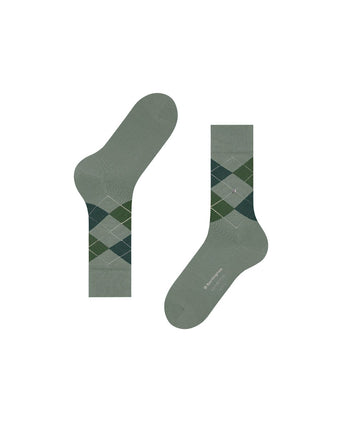 Burlington Edinburgh Heren Sokken | Groen