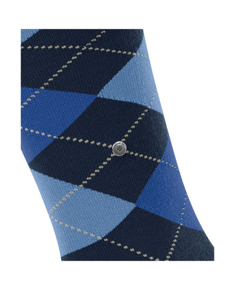 Burlington Edinburgh Heren Kniekousen | Blauw