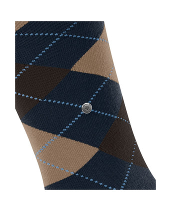 Burlington Edinburgh Heren Kniekousen | Blauw