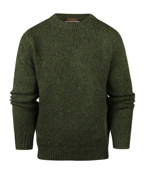 Fisherman Ronde Hals Pullover | Groen