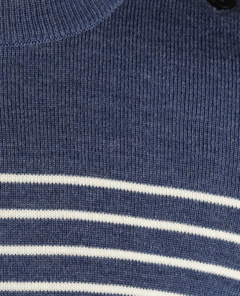 Saint James Binic Coud | Denim Blauw