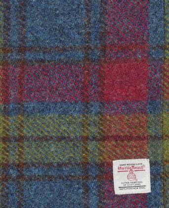 Harris Tweed Scarf | Blauw