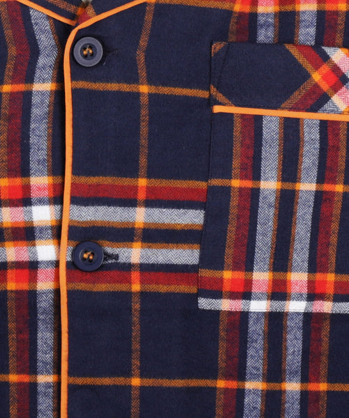 Pyjama Set Flanel | Blauw