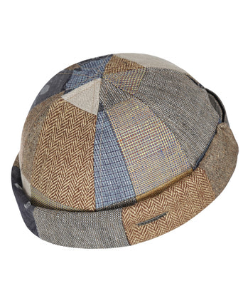 Stetson Docker Patchwork | Blauw Beige