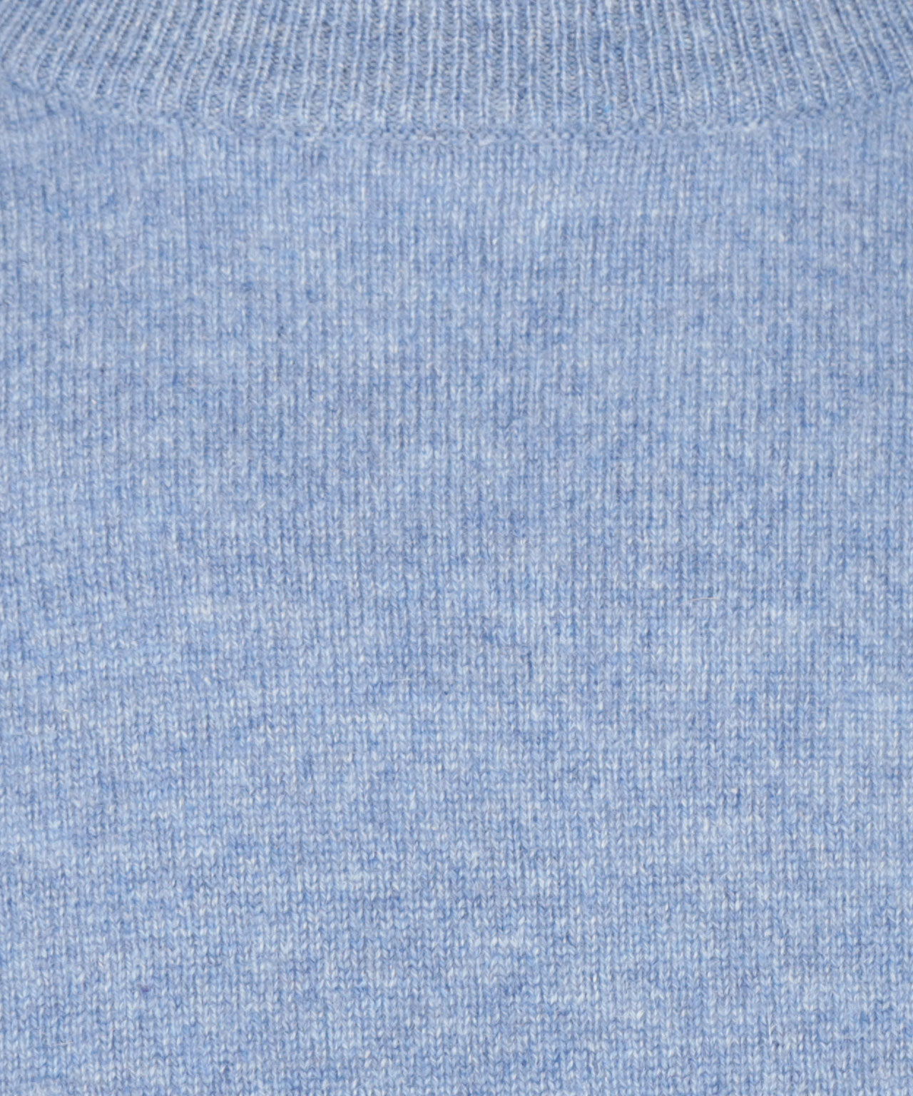 Round Neck Cashmere Sweater | Blue