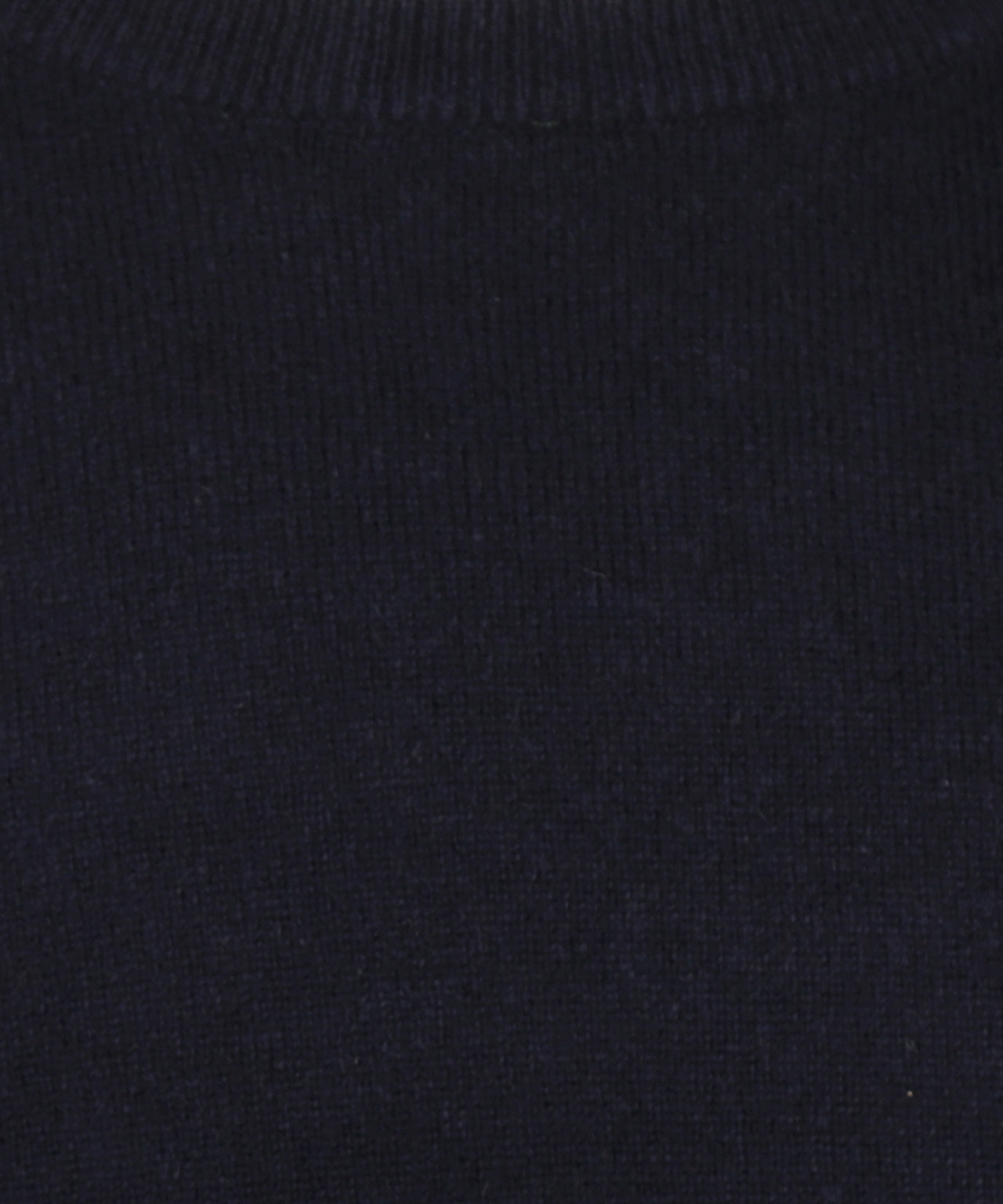 Round Neck Cashmere Sweater | Navy Blue