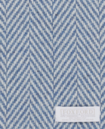 Lamsbswool/Cashmere Sjaal | Blauw