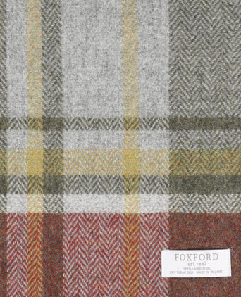 Lambswool Sjaal 30X210CM | Bruin