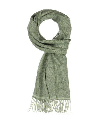 Lambswool Sjaal 30X210CM | Groen