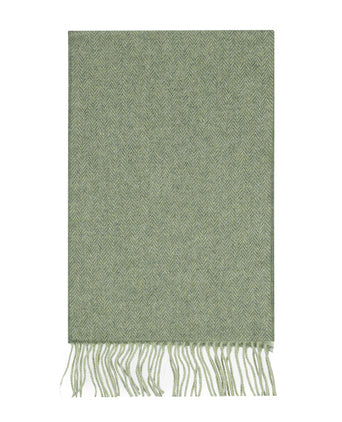 Lambswool Sjaal 30X210CM | Groen