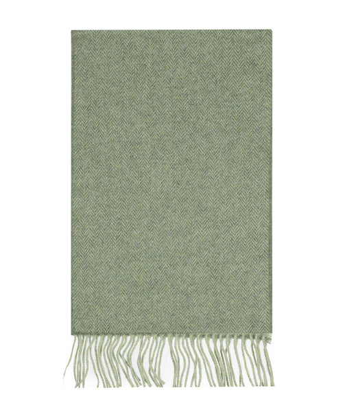 Lambswool Sjaal 30X210CM | Groen