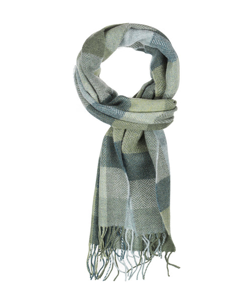 Lambswool Sjaal 30X210CM | Groen